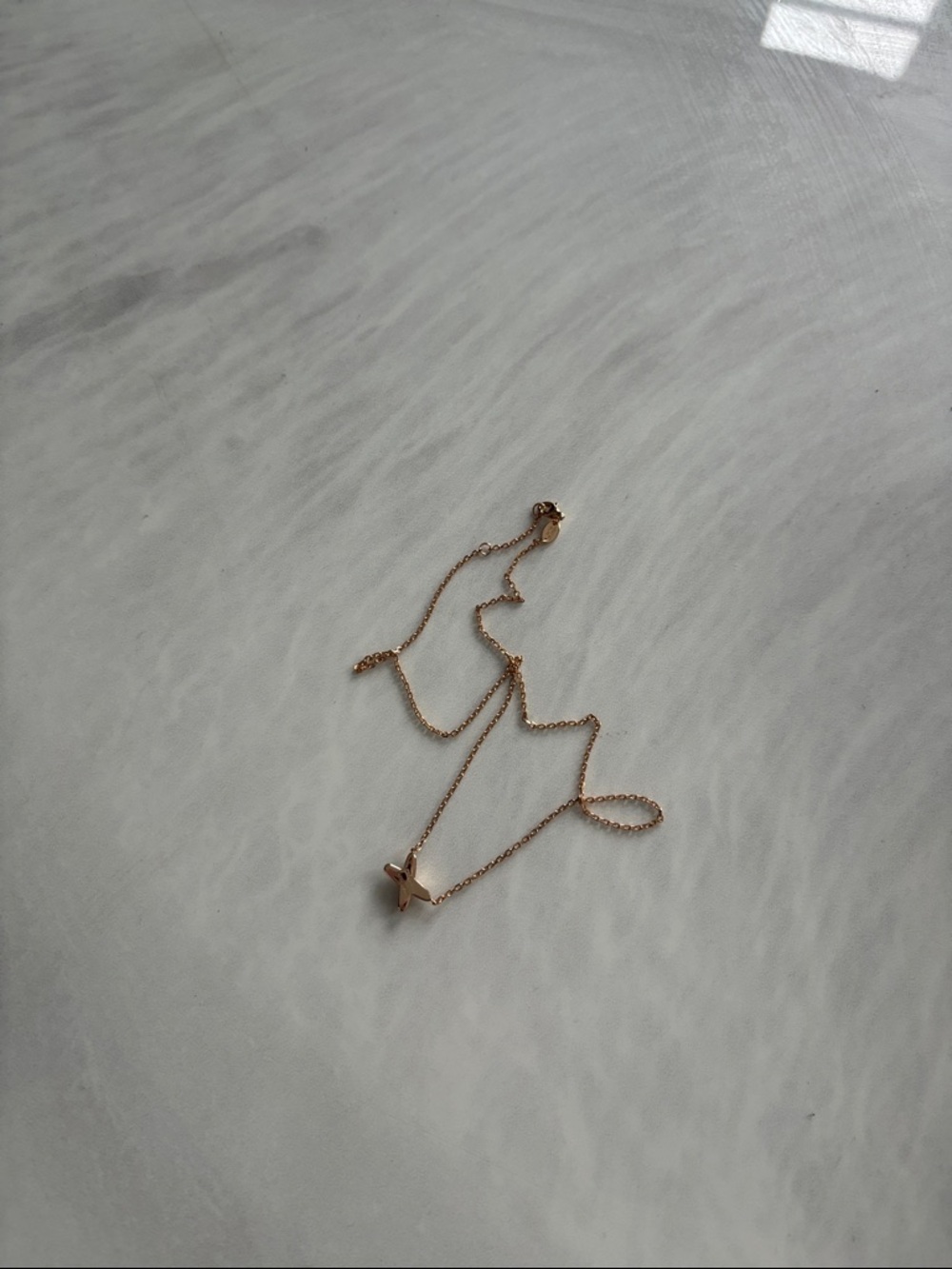 Delicate Rose Gold Star Pendant Necklace - Women Jewelry